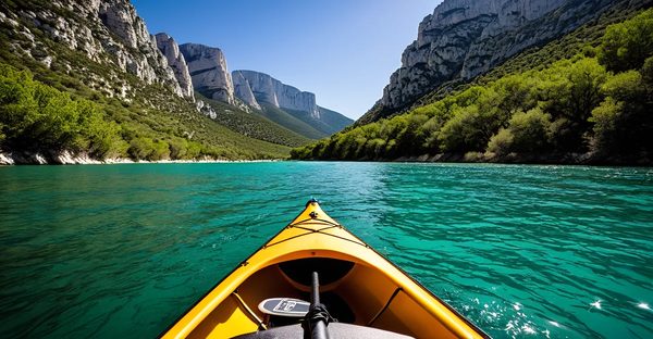 Descente du verdon en canoë : aventure et paysages exceptionnels